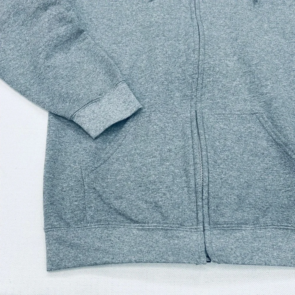 Gildan Volkswagen VW‎ Logo Graphic Zip Up Hoodie Heather Grey Mens Large